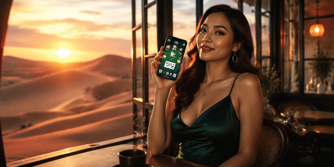 Người chơi tại Mũi Né thưởng thức cà phê và trải nghiệm trò chơi bài trên ứng dụng p12