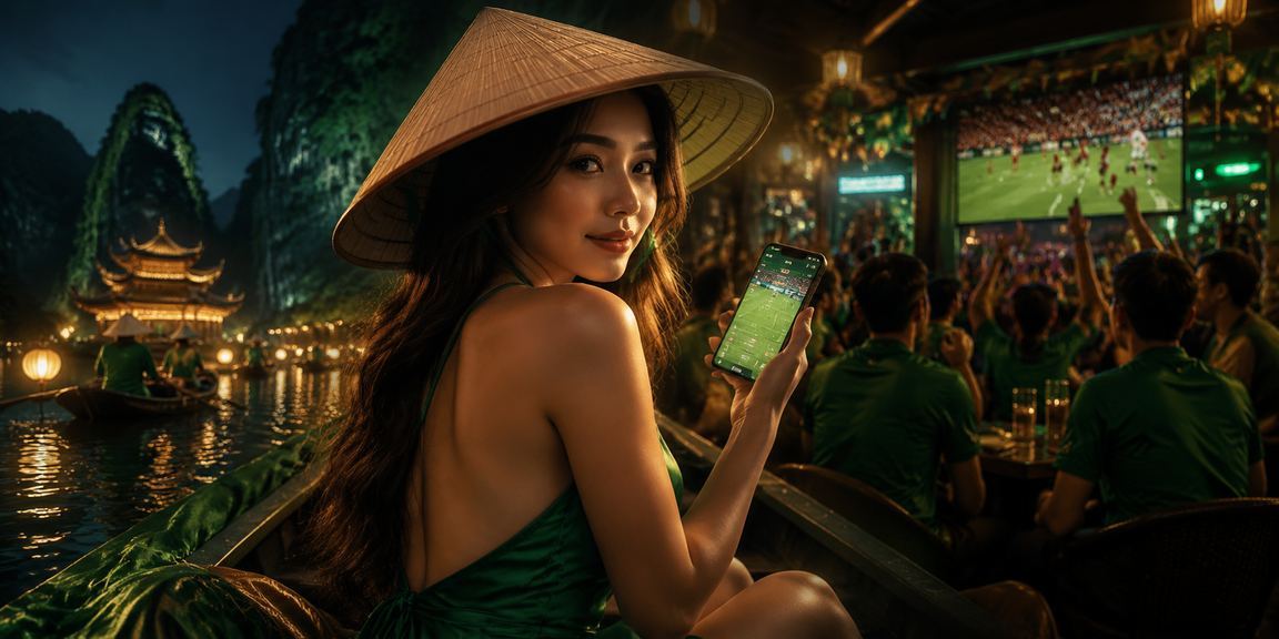 Người dùng tại Ninh Bình truy cập sảnh casino di động trên điện thoại với giao diện tiếng Việt